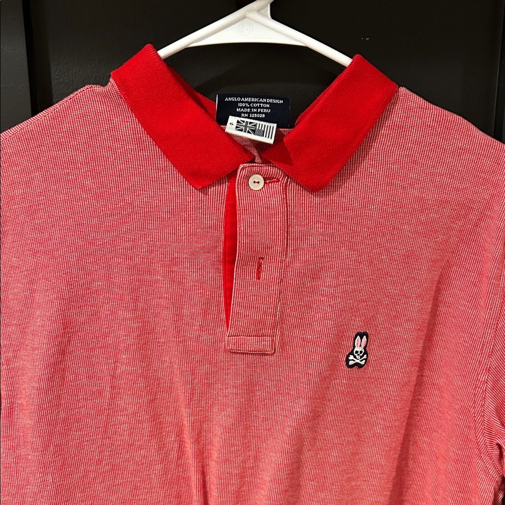 Psycho Bunny Vibrant Red Polo Shirt